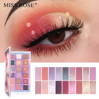 

18 Color Water Reverse Eye Shadow Palette Matte Glitter Powder Eye Shadow Matte Texture Eyeshadow Easy To Color Eyeshadows TSLM2