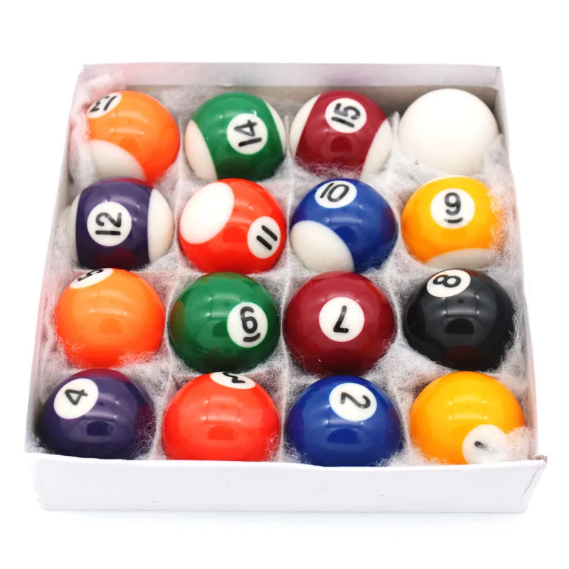 Мини шары для бассейна Бильярд с коробкой маленькие бассейна|pool balls billiard|ball