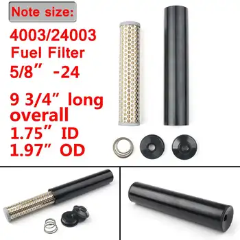 

New 5/8''-24 NAPA 4003 WIX 24003 Fuel Filter Car Fuel Filter Aluminum Solvent Trap Single Core For NAPA 4003 WIX 24003 L 9.0"