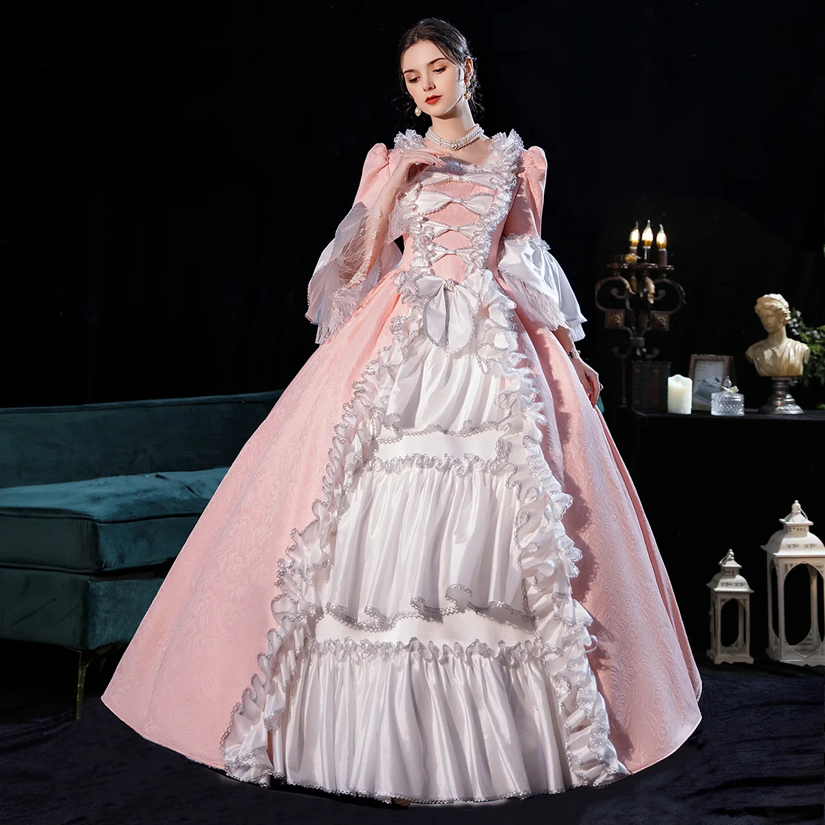 18th Century Rococo Party Prom Dresses 