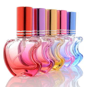 

150Pcs Factory Price 10Ml Spray Bottle Fine Mist Atomizer Press Pump Perfume Glass Colorful Aromatherapy Fragrance Make up
