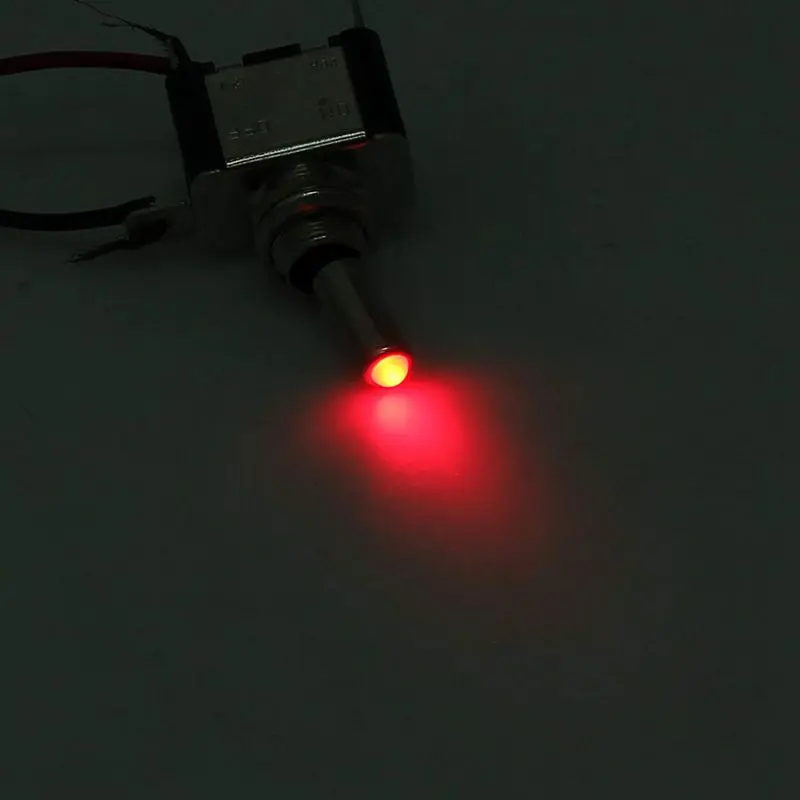 

Hot Sale 10PCS 12V 20A LED Light Rocker Toggle Switch ON/OFF Toggle SPST Switch with Red Color for Car Truck Boat ATV