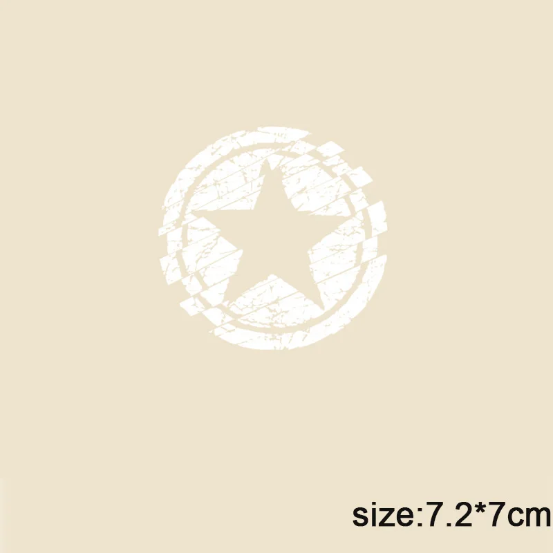 Черно-белые патчи со звездами, горячая термопереводная ткань с принтом, наклейки DIY, термоклейкие для одежды, сумка, обувь, логотип личного брэнда