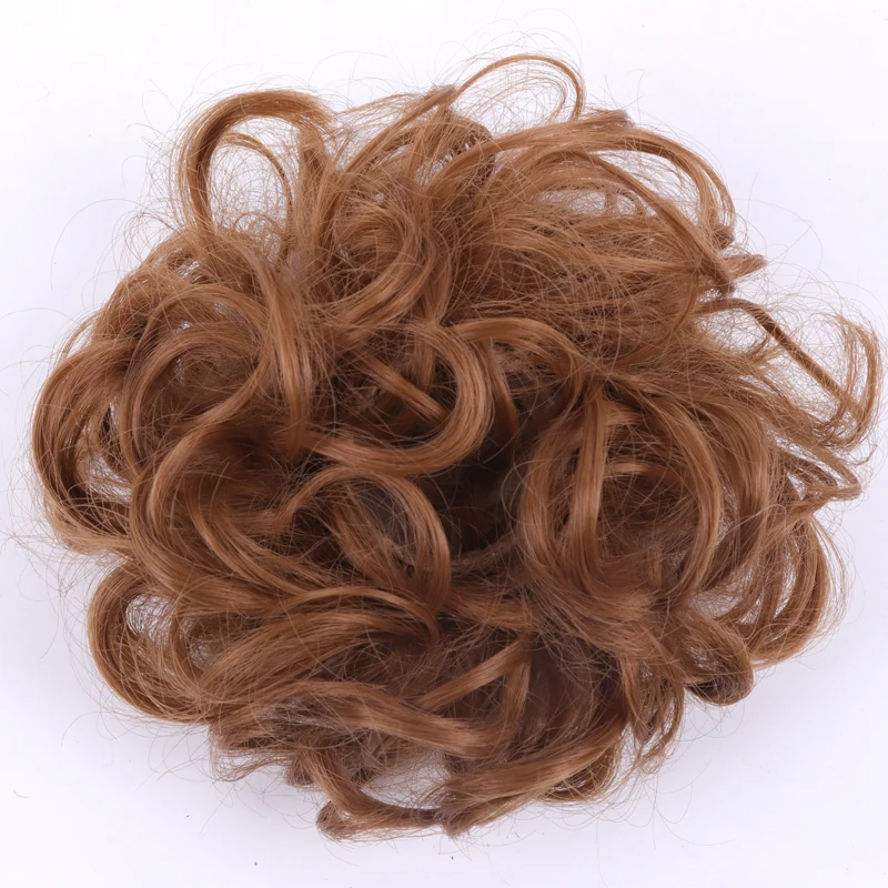 T1B/4/30 Шиньон Cheveux Jeedou синтетический грязный шиньон пончик Гари коричневый цвет волосы булочка подкладка эластичные волосы канатная Резиновая Лента Наращивание волос - Цвет: T1B/4/30