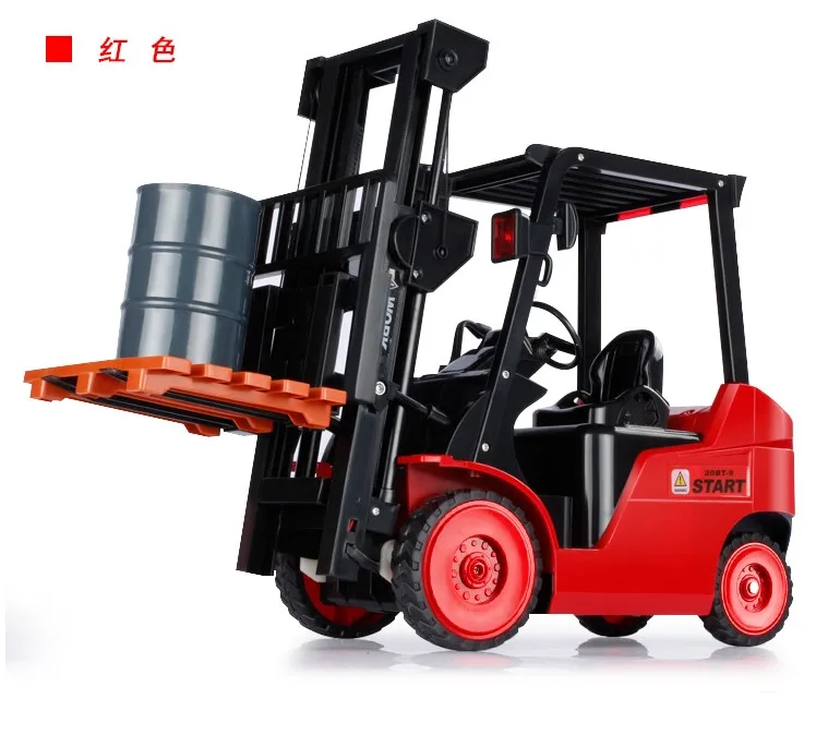 Big size toys 1:8 RC Forklift Truck Crane RTR 11CH Engineer Vehicle Toys LED Light Kids Toys