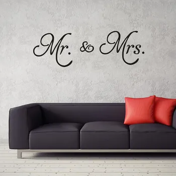 

Mr&Mrs Removable Art Mural Home Room Decor Wall Stickers wall stickers for Baby rooms kids room decoration Stickers