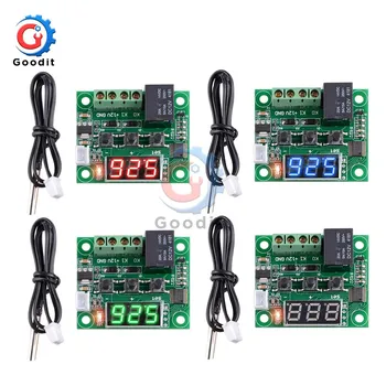 

W1209 DC 12V Heat Cool Temp Thermostat Temperature Control Switch Temperature Controller Thermometer W/ Waterproof NTC Sensor
