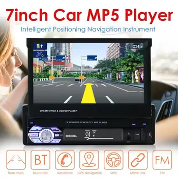 

SWM 9601G 7 inch Car Stereo GPS Navigation MP5 Player bluetooth AUX USB Radio Receiver In Dash Head Unit