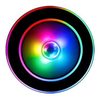 

120MM 12V 3Pin Great Wall 2000 RPM LED RGB Gaming CPU Fan Computer Cooler PC Radiator Colorful Light Desktop Cooling