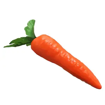 

Simulation Carrot Fruits Artificial Lifelike Fake Vegetables Model Home Improvement Craft Jewelry Kitchen Photography Props Deco