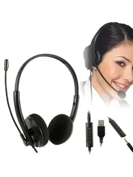 

Portable Eadphones With Microphone Volume Control Over Ear Headsets Bass Sound Music For PC Phone