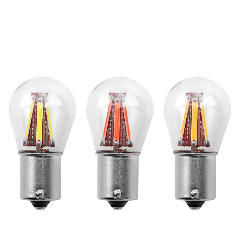 1pcs BA15S P21W led bay15d car Bulb 1156 1157 P21/5W COB S25 Brake Reverse Lights Turn Signal Parking AUTO Lamp white red yellow |
