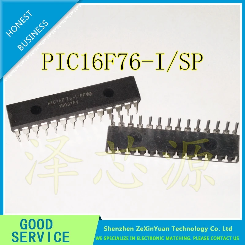 10 шт./лот PIC16F76-I/SP PIC16F76 16F76-I/SP DIP28