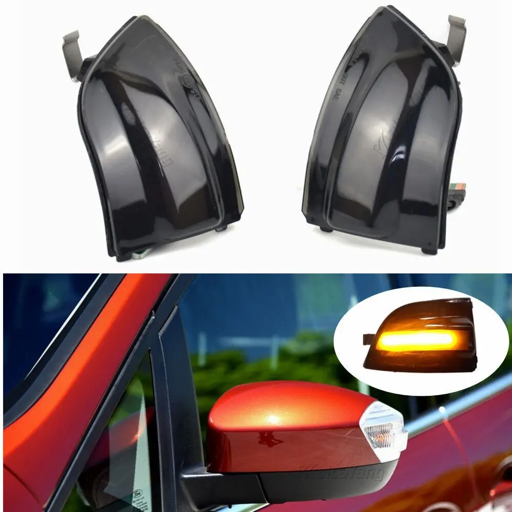 

LED Turn Signal Light For Ford Focus 2 C-MAX 2003 2004 2005 2006 2007 Dynamic Side Wing Rearview Mirror Sequential Blinker