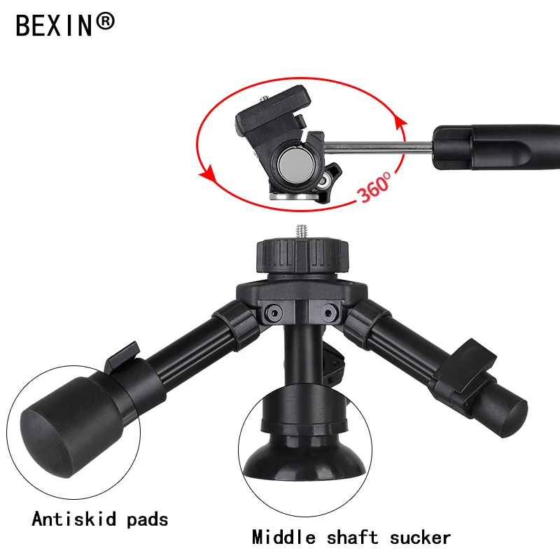  BEXIN Phone stand mini tripod camera holder smartphone tripod flexible folding desktop pocket tripo