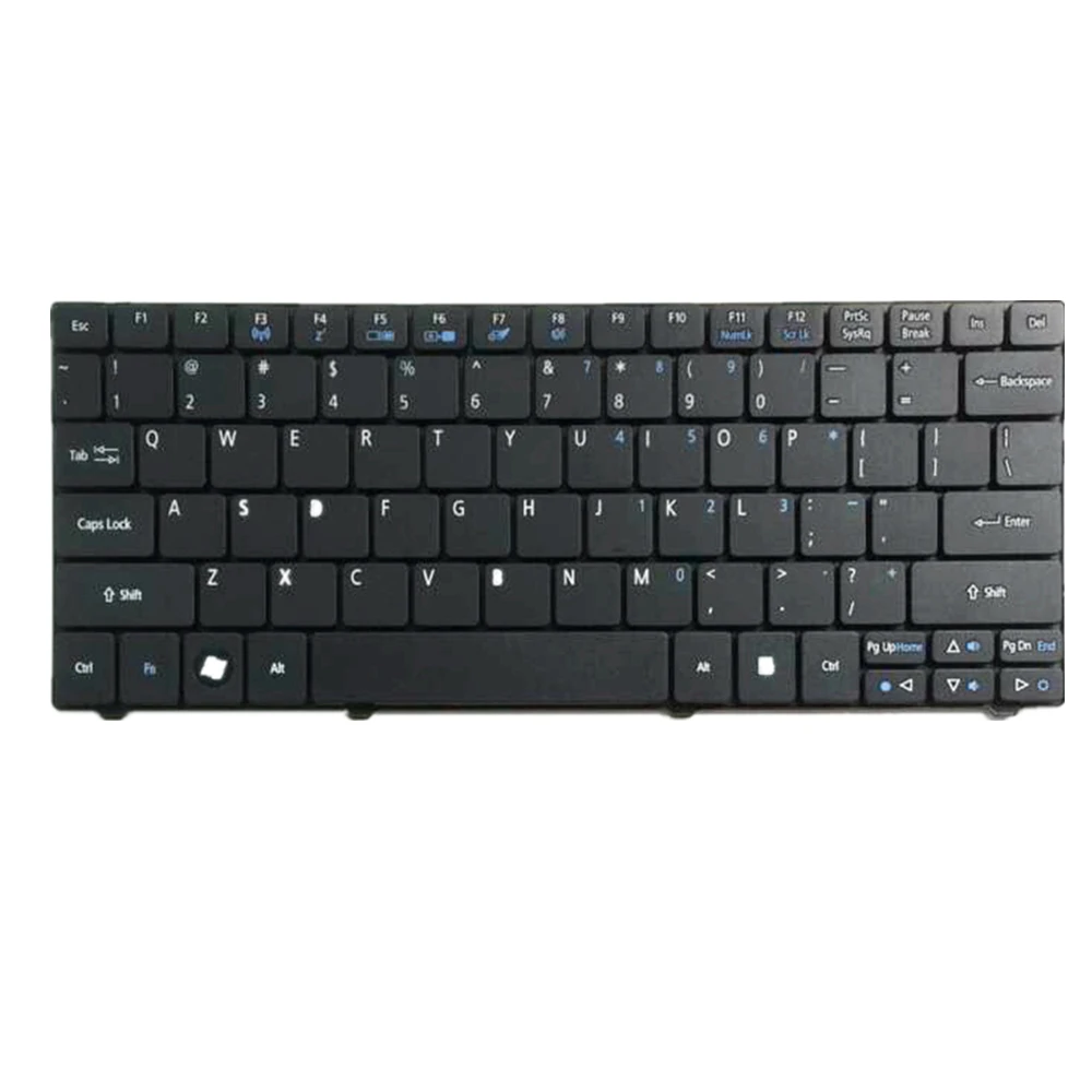 

Laptop Keyboard For ACER For Aspire One AOA110 Black US United States Edition