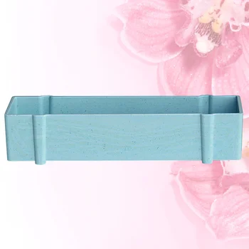 

1 Pc Nordic Style Rectangular Flower Pot Succulent Flower Pot Creative Decorative Flower Pot for Home Office (Pink)
