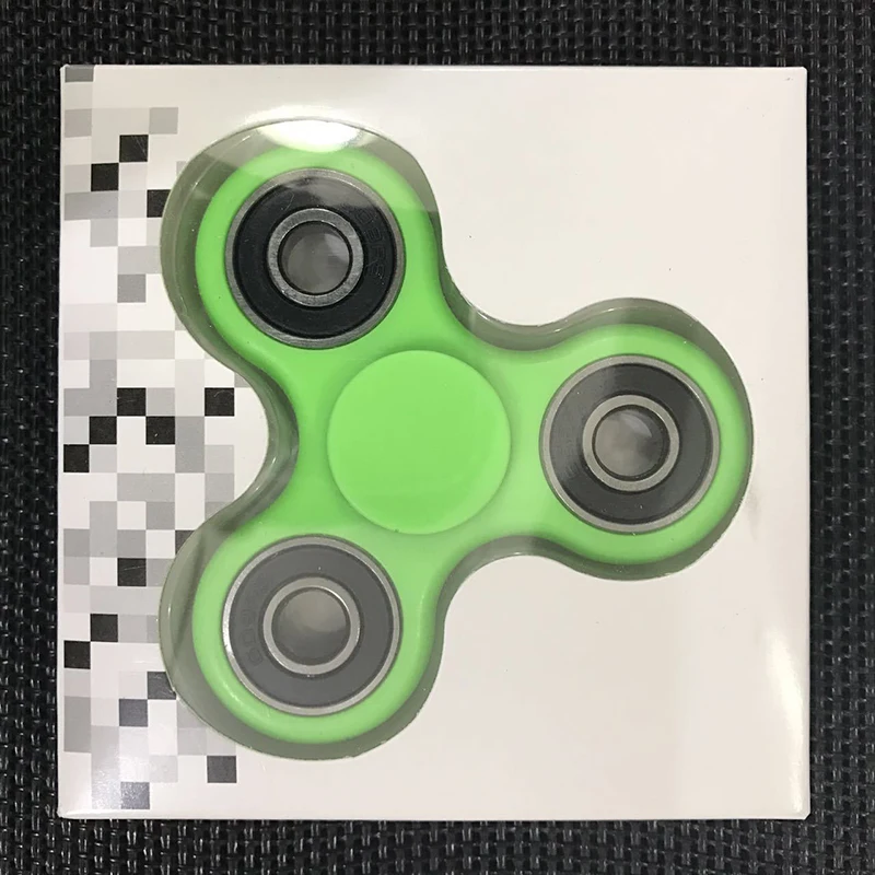 Фиджет-Спиннер Пластик EDC Spinner, ручная Вертушка для аутизма и СДВГ стресса Спиннеры, вращающиеся игрушки - Цвет: E