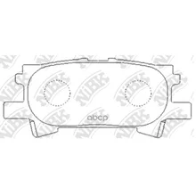 Колодки Задние(Lexus Rx300/Rx330/Rx350 0308/Rx400h 0509) Pn1498 NiBK арт. PN1498