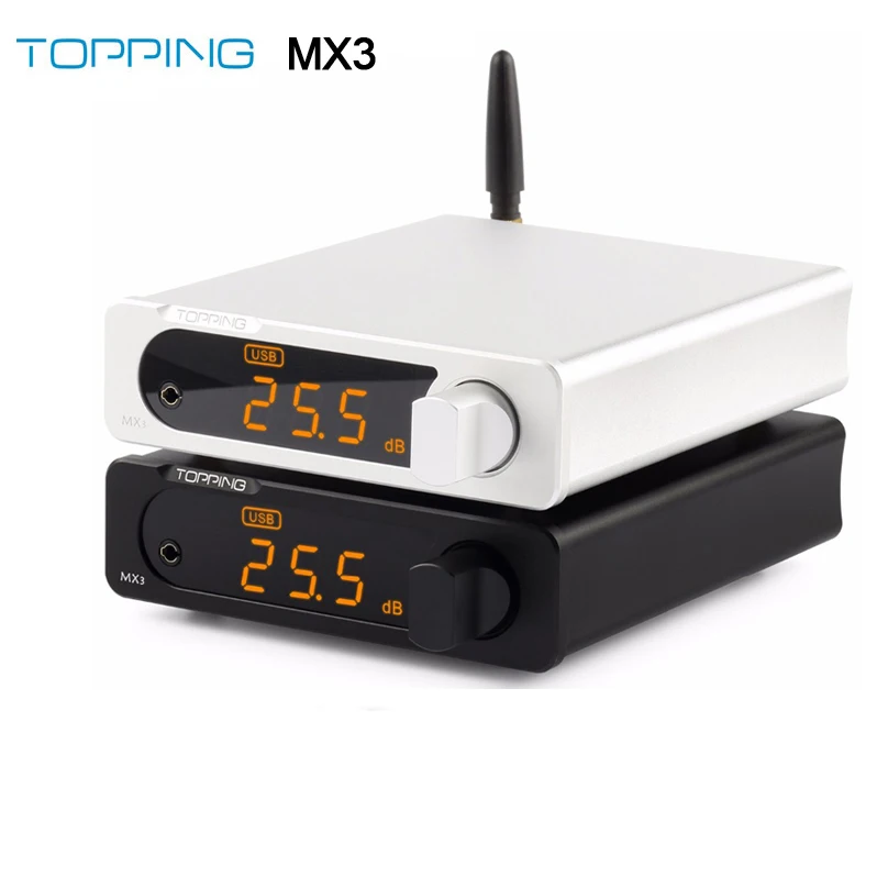 Topping MX3 цифровой усилитель со встроенным bluetooth-приемником ЦАП и усилителем для наушников LMH6643+ TDA7498E+ PCM5102A автоматический переключатель