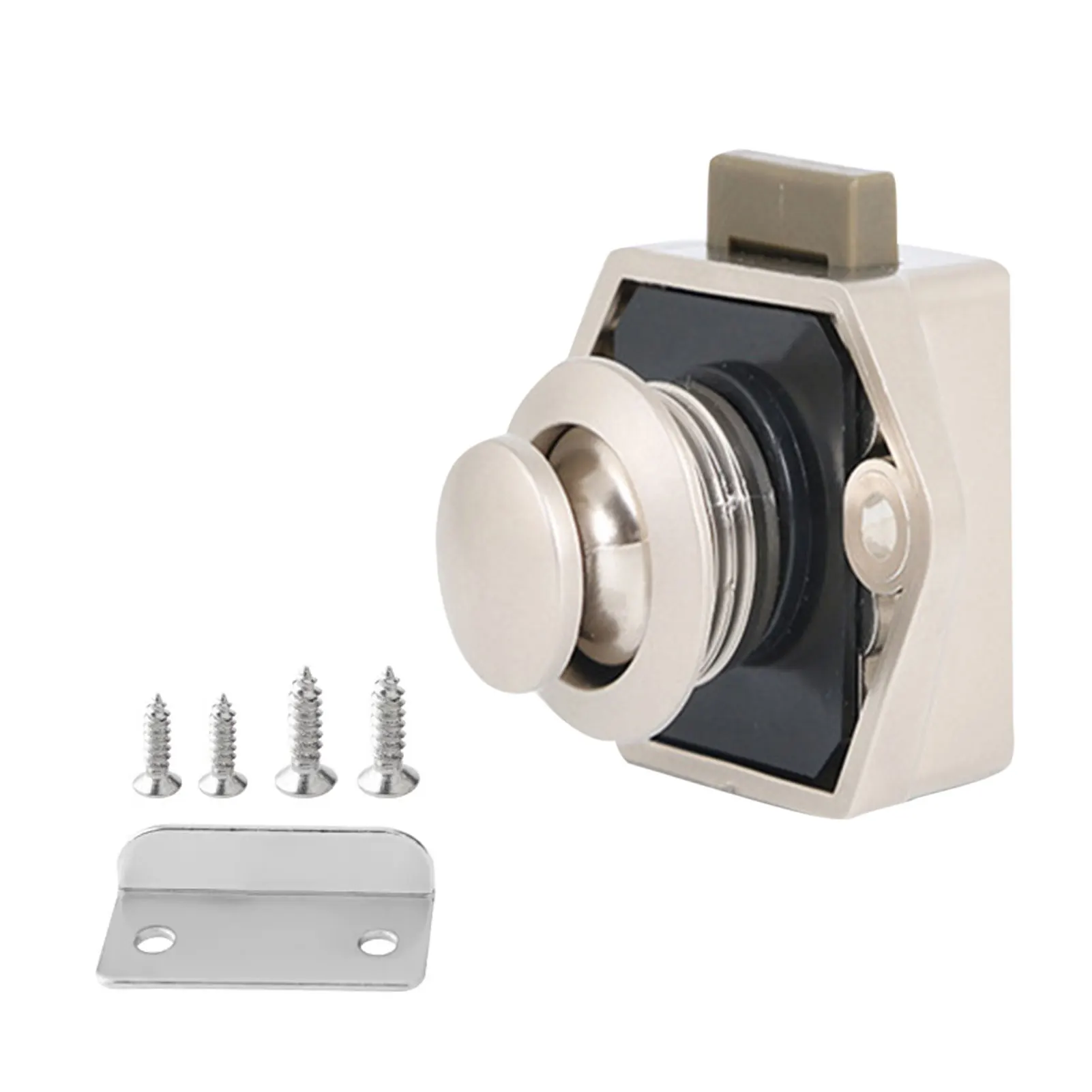 Camper Car Push Lock Rv Caravan Boat Motor Home Cabinet Cassetto Latch Button Locks Mobili Hardware Lock Accessori Da Viaggio Per Auto