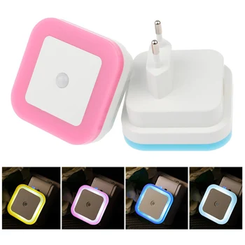 

Luminous motion sensor 8 LED human body induction bright bedroom EU plug