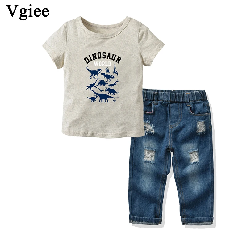 

Vgiee Boys Christmas Clothes Outfit Sets 11.11 Baby Boy Children Kids Set Print Dinosaur Clothing Birthday Party Wedding CC763