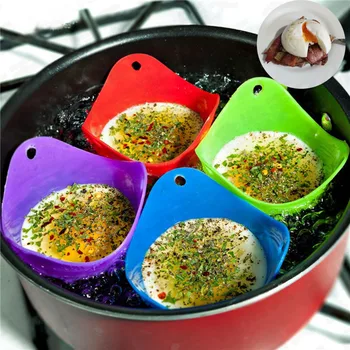 

1Pc Cooking ToolsSilicone Egg Poacher Poaching Pods Pan Mould Kitchen Cooking Tool Egg Steamer Kitchen Helper