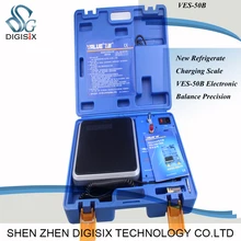Новые холодильные зарядки весы VES-50B электронные весы Точность для HVAC 50 кг Взвешивание хладагента электрические весы