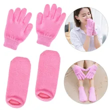 1 Набор многоразовые перчатки для спа гелей уход за телом увлажняющий отбеливающий Отшелушивающий гель для ухода за кожей ног носки тонкий аромат снимает стресс