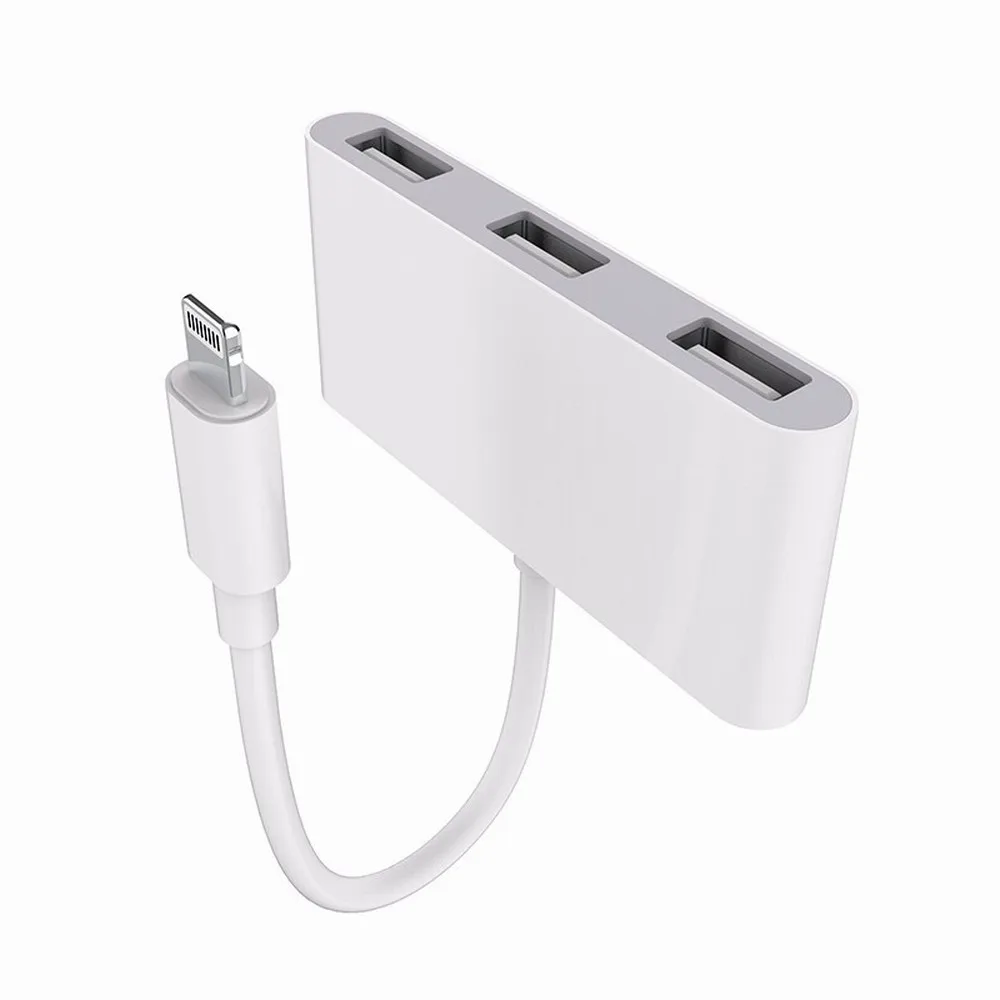 IOS13 OTG адаптер для iPhone 11 XR X XS Max 8/7 Освещение USB не нужно Приложение Поддержка Мобильный жесткий диск/твердотельный накопитель SSD