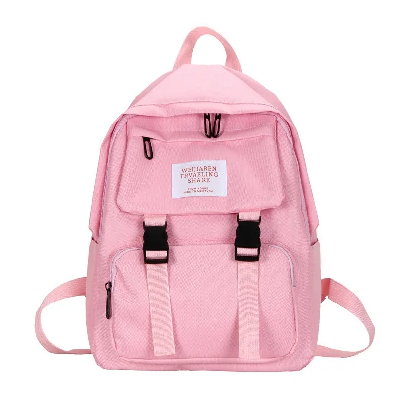 Pink Harajuku стиль зима Модный Рюкзак Студенческая сумка Оксфорд спиннинг открытый дорожная сумка рюкзак женский x144 - Цвет: Pink