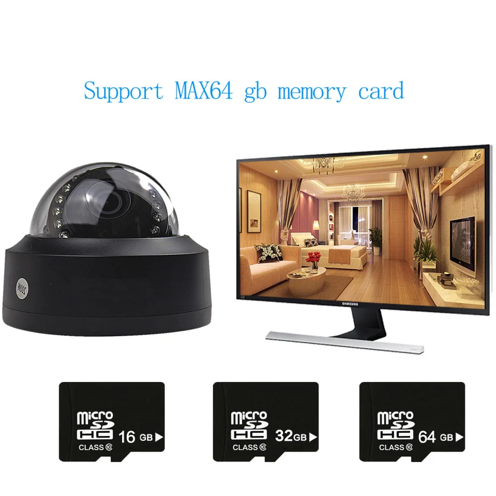 

IP Camera Wifi Smart Dome for Sony323 1080P CMOS Detect videcam Built in Mic SD Card P2P CCTV Home Security Camera Onvif Motion