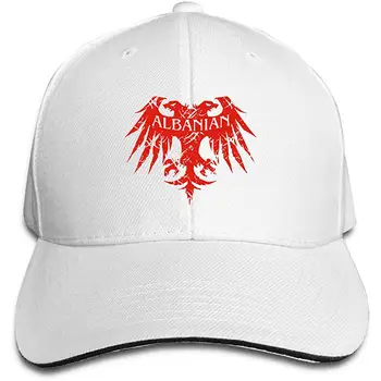 

TSDFCAlbanian Eagle Sports Cap Unisex UV Protection Outdoor Baseball Cap Black
