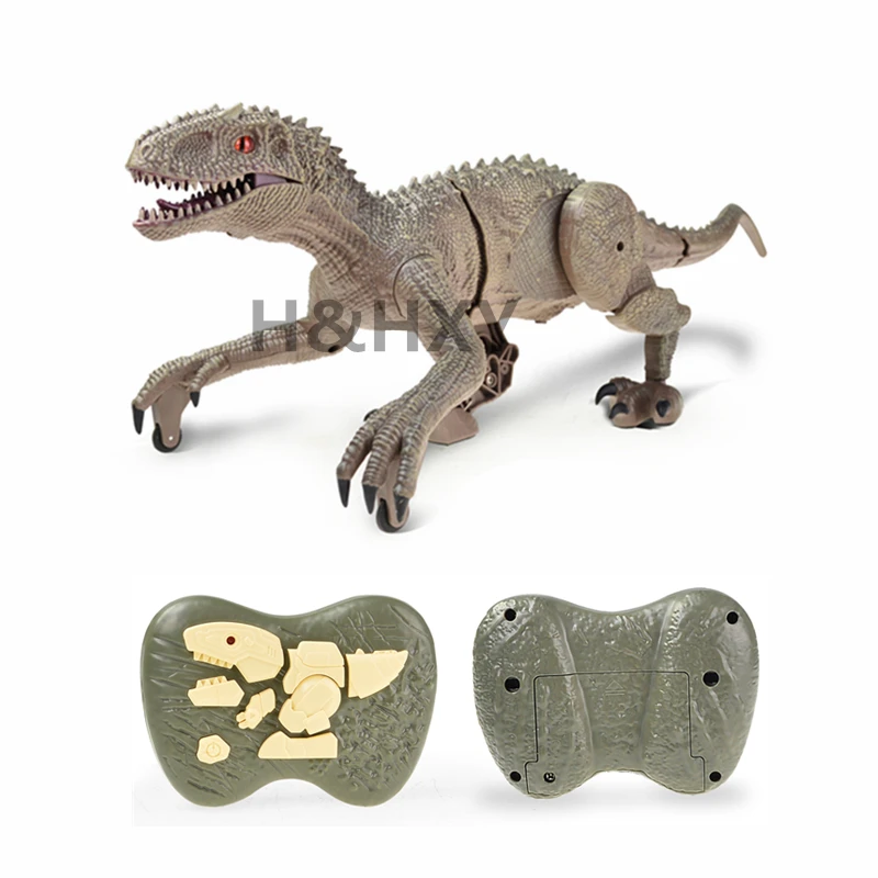 

2,4G динозавр RC интеллигентая (ый) Raptor животных дистанционного Управление с динозавром «Мир Юрского периода» игрушка прогулочный Электромобиль, с рисунками животных, кота, игрушки для детей