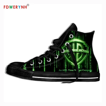 

Men's Casual Shoes New Movie The Matrix Tees 3D Print Cartoon Custom Outdoor Leisure Mens Canvas New Fashion Shoes