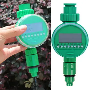

Automatic LCD Display Watering Timer Electronic Garden Watering Ball Valve Watering Timer Irrigation Controller For Home Garden