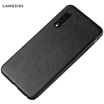 

Luxury Leather case For xiaomi mi 8 lite A2 A1 9T 9 SE case Shockproof Real Leather back cover For xiaomi redmi note 7 K20 Case