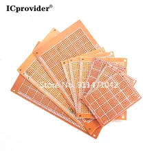 2Pcs 5*7cm pcb Prototype Paper Copper PCB 5*7 Universal Experiment Matrix Circuit Board 5x7cm Brand icprovider
