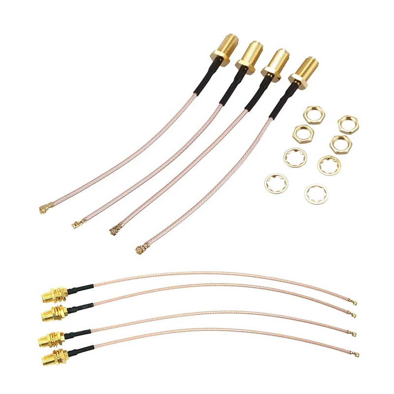 8x RF U.FL(IPEX/IPX) Mini PCI to RP-SMA Женская антенна Коаксиальная Wi-Fi | Обустройство дома