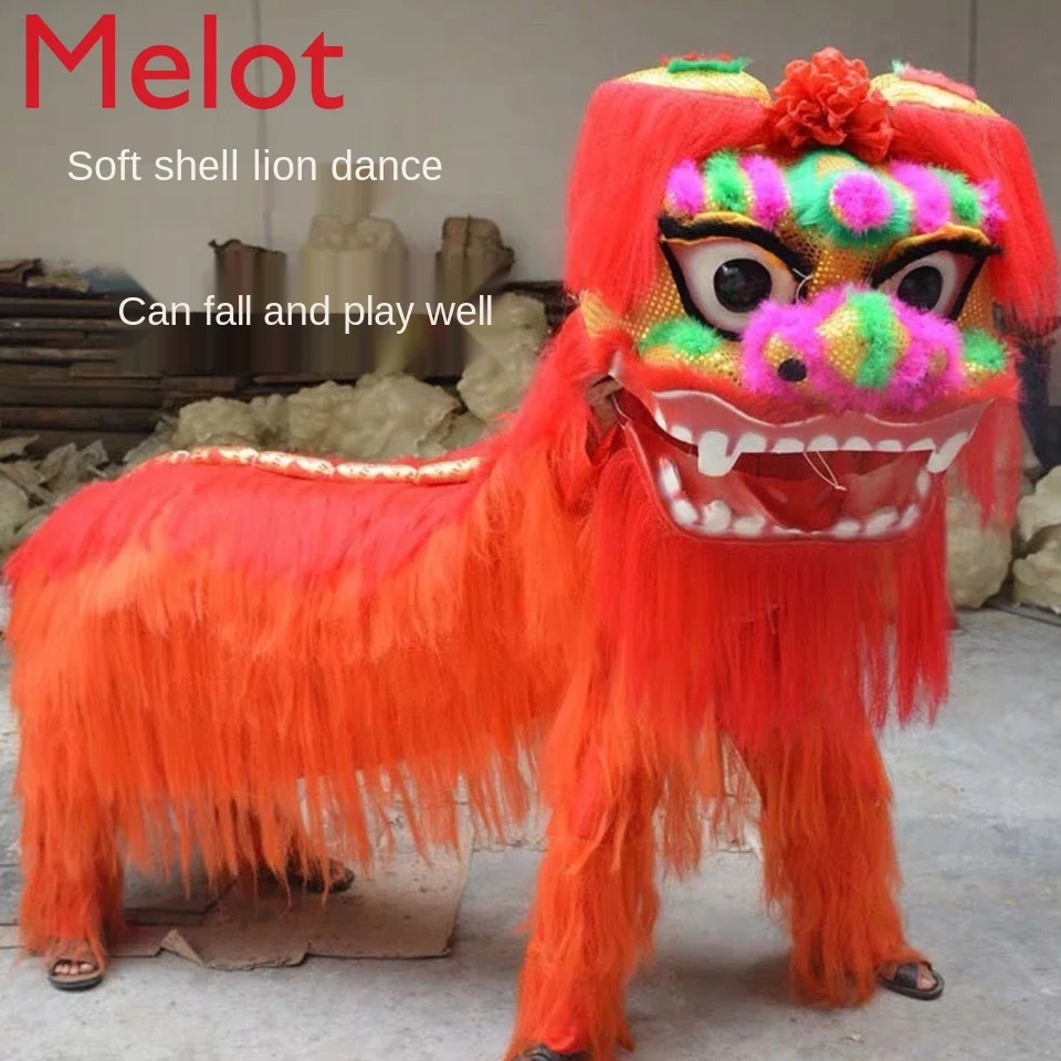 Lion Dance Props Complete Set of North Lion Adult Double Dance Lion's Head Props High-End Performance