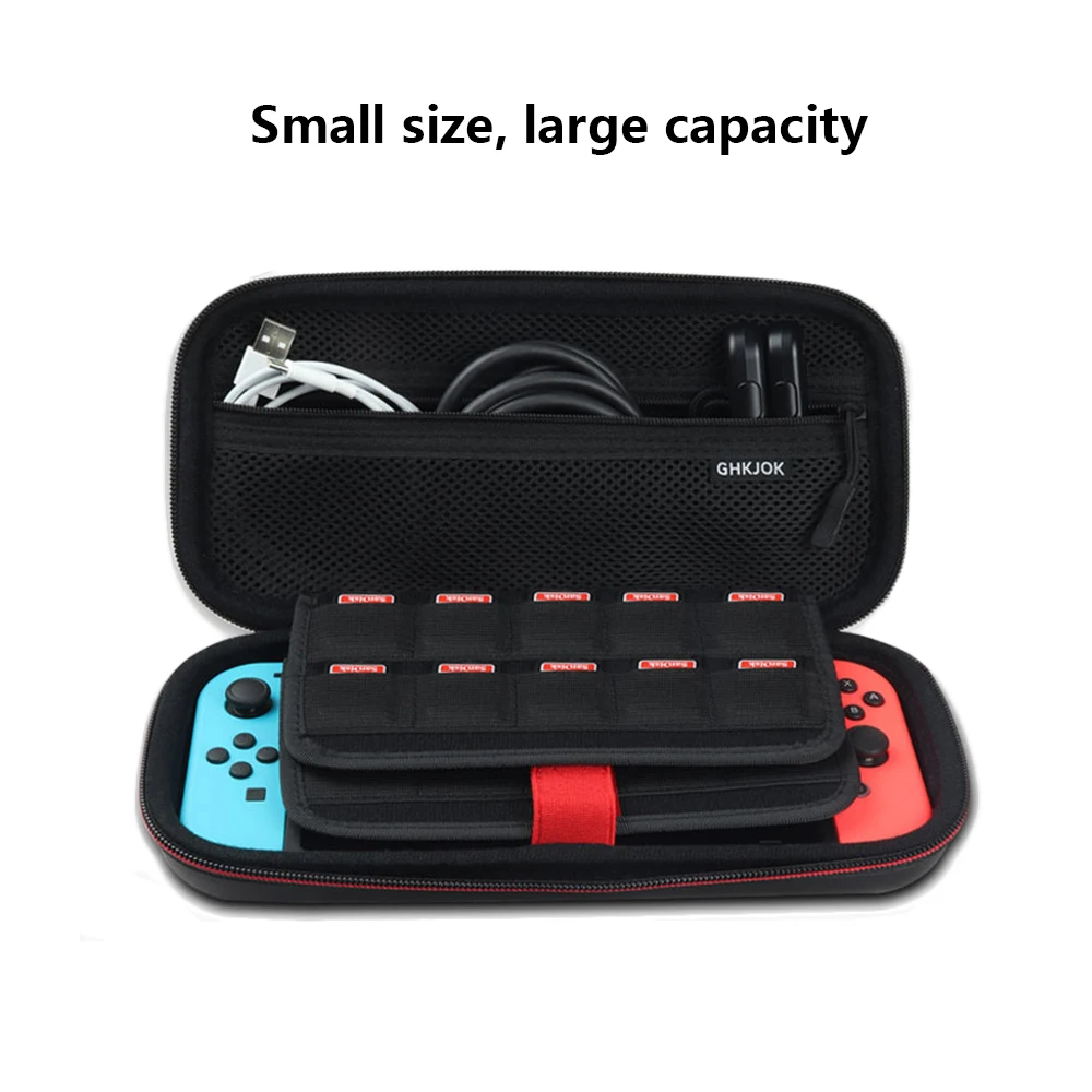 Чехол для переноски подходит для игровой консоли nintendo Switch и аксессуаров Портативная сумка для хранения противоударный водонепроницаемый защитный чехол