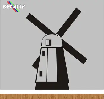 

1 Pcs Windmill Wall Vinyl Decal Windmill Wall Vinyl Sticker Wall Decor House Decoration Room Decor Room Decoration