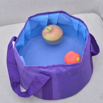 

1pc Wash Basin Folding Collapsible Portable Bucket Waterproof Bag Basin for Fishing Travelling Hiking