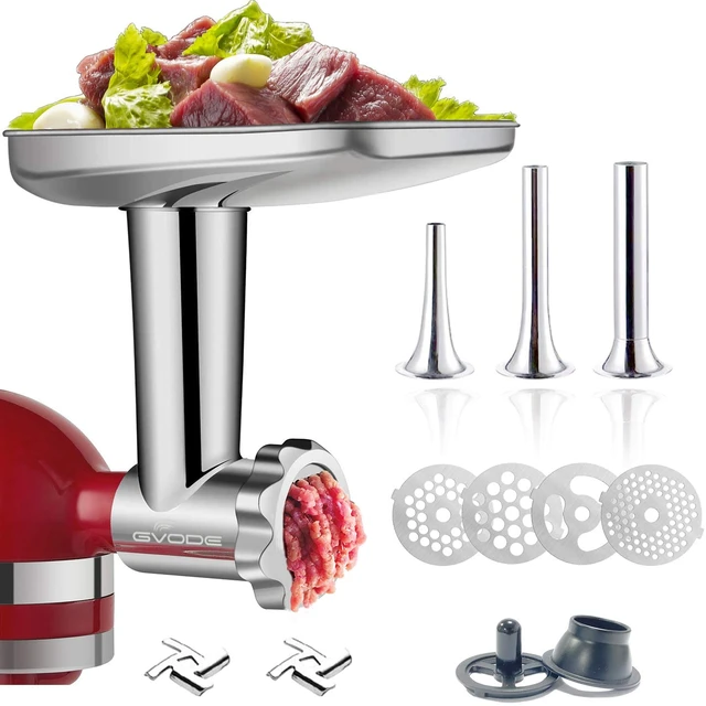 Food Grinder Attachment Slicer and Shredder Meat Stuffer Replacement For Kenwood  Chef Stand Mixer Accessories - AliExpress