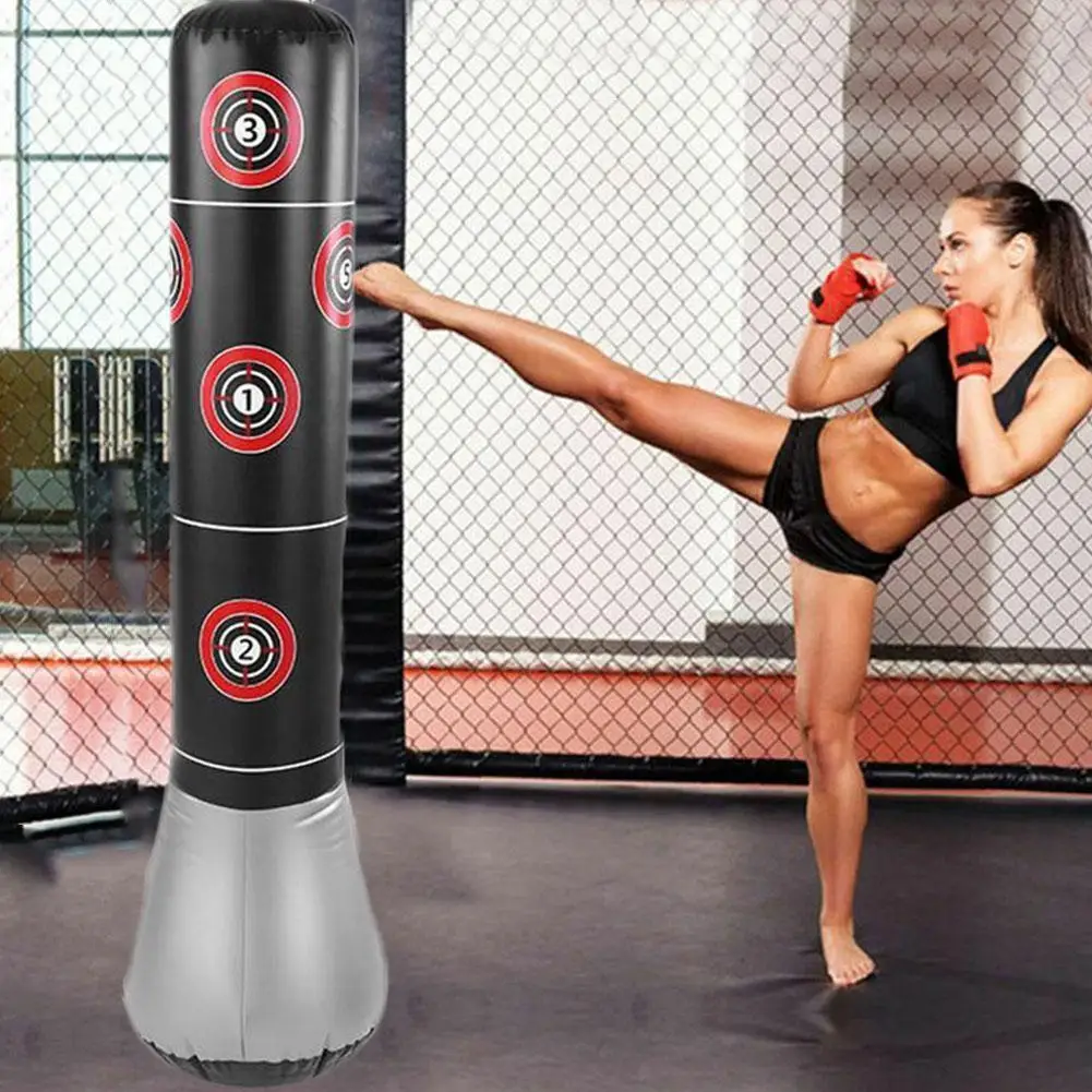 

1.5M American Style Air-filling Bag PVC Gas-filling Back Rod Training Bounce Air Relief Sandbag Pump Pressure with B7R5