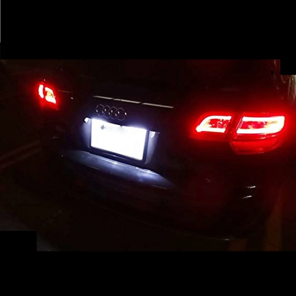 Светодиодный номер лицензии светильник для Audi A3 S3 A4 S4 B6 B7 A6 C6 S6 A8 S8 Q7 RS4 RS6 Плюс/ОО 2