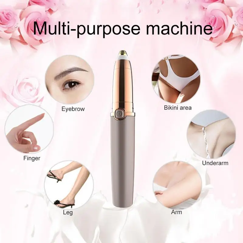 Mini Female Electric Portable Lipstick Shape Depilator Face Body Armpit Hair Removal Epilator Bikini Eye Brow Epilator 30