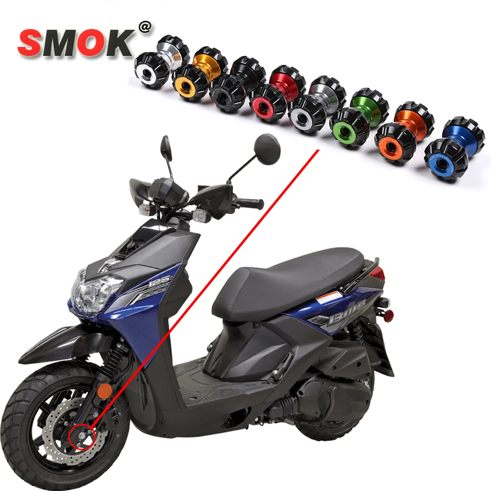 

Universal For Scooter Yamaha nmax 155 125 CNC Aluminum Motorcycle Front Fork Wheel Frame Crash Sliders Pads Falling Protection