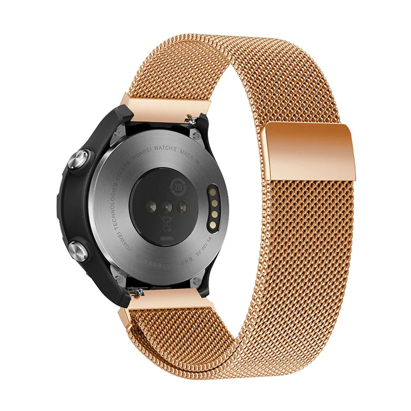 YHNUJM Смарт-часы 20 мм ремешок для huawei watch 2 ремешок для спортивных часов Миланская полоса стальной Металл huawei 2 часы